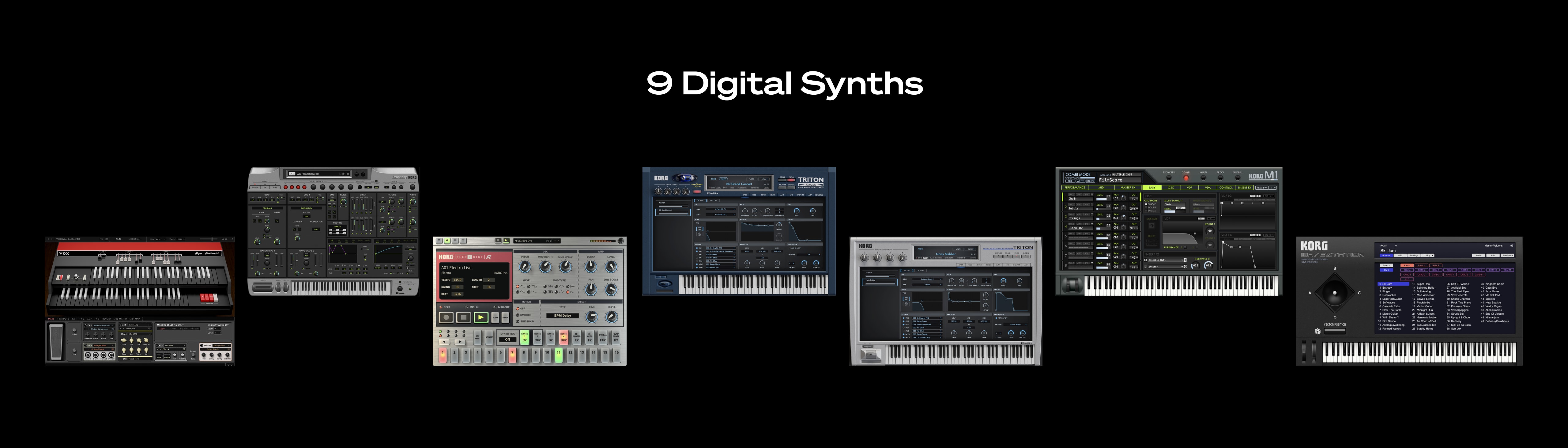 KORG Collection 5 digital synths